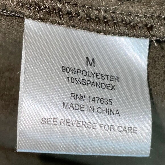 Romeo + Juliet Couture Taupe Green Drape Open Front Jacket Brushed Faux Suede M - Picture 6 of 8